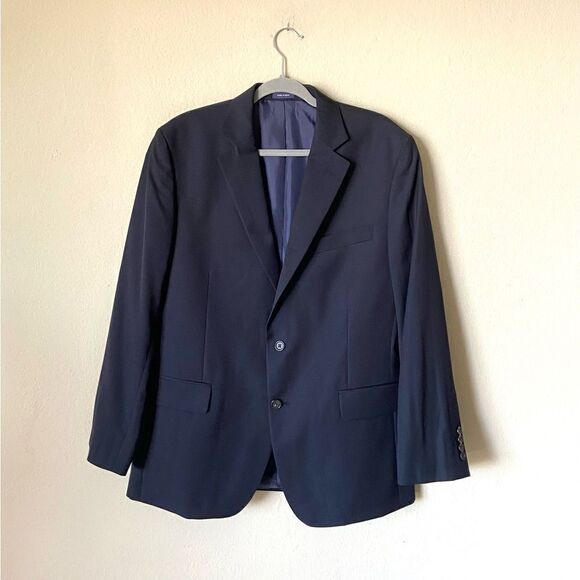 Stafford Dark Blue Blazer Size 42R - Picture 3 of 8